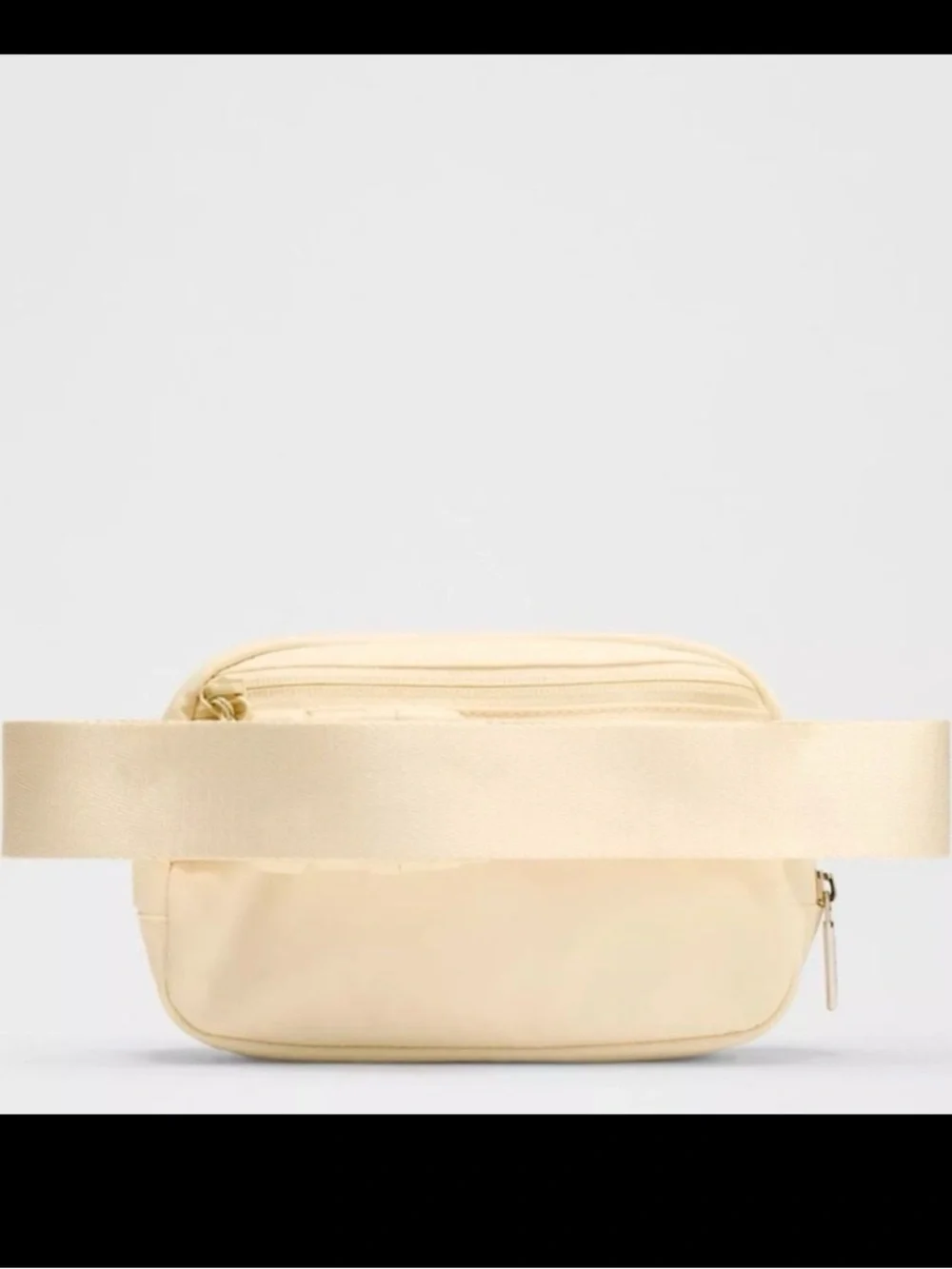 Lululemon Everywhere Wordmark Crossbody Belt Bag 1L - Light Yellow - Picture 2 of 6
